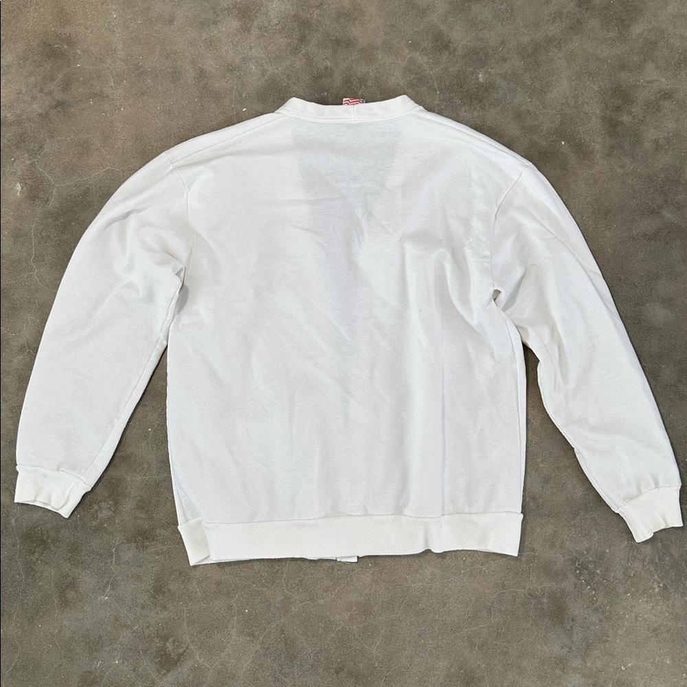 Vintage Myrtle Beach Fruit Print White Cardigan - Picture 7 of 11